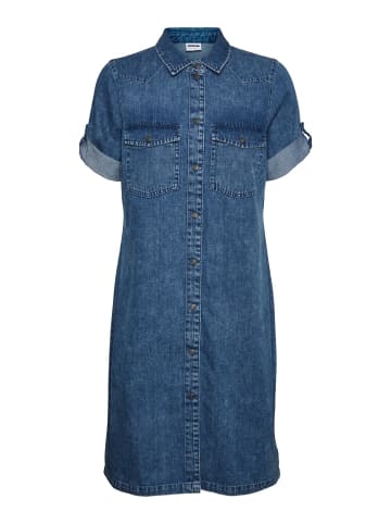 Noisy may Kleid NMSIGNE S/S DENIM in Blau