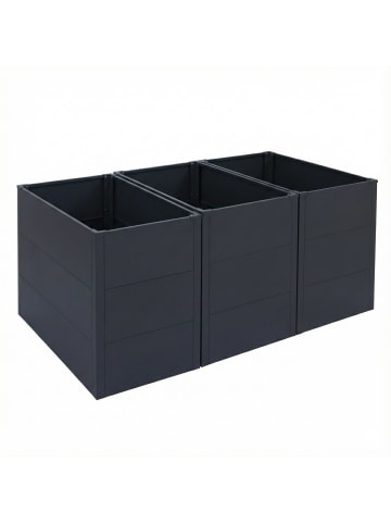 MCW 3er-Set Hochbeet P64, Anthrazit