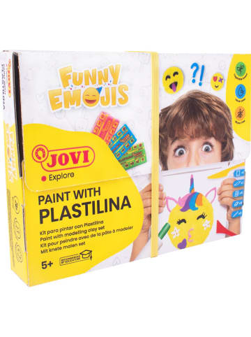 Jovi PLASTILINA Malset bunt Funny Emojis