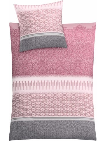 Kleine Wolke Bettwäsche Satin Estrella in pastellrose