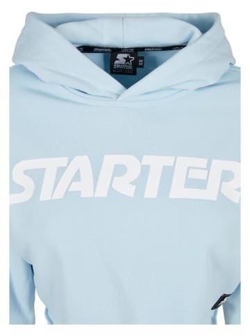 STARTER STARTER Damen Ladies Starter Cropped Hoody in icewaterblue