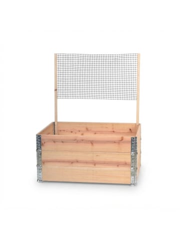 relaxdays Hochbeet in Natur - (B)120 x (H)118 x (T)80 cm