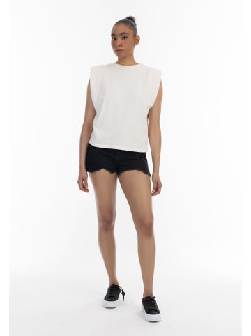 myMo Damen Sweatshirt in Wollweiss