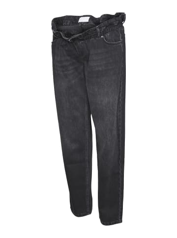 mama licious Umstandsjeans mit Loose Fit in Black Denim