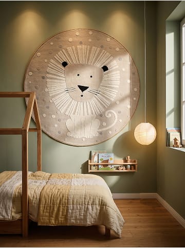 KADIMA DESIGN Kinderteppich Kinder-Motiv Kinderzimmer pflegeleicht Spielzimmer Motiv in Beige