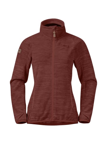 Bergans W HAREID FLEECE JACKET NOHOOD in Rot