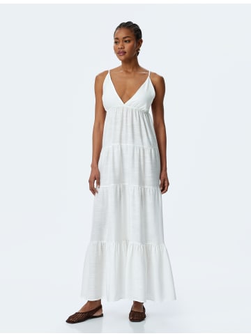 KOTON KLEIDER in Ekru