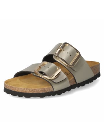Pantoletten in gold