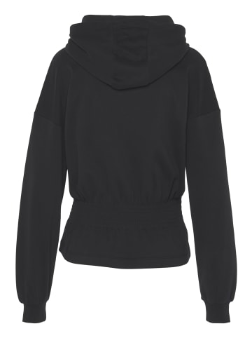 LASCANA Hoodie in schwarz