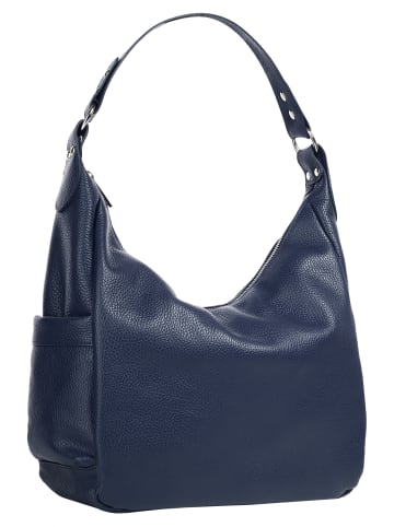 Samantha Look Shopper echt Leder in blau