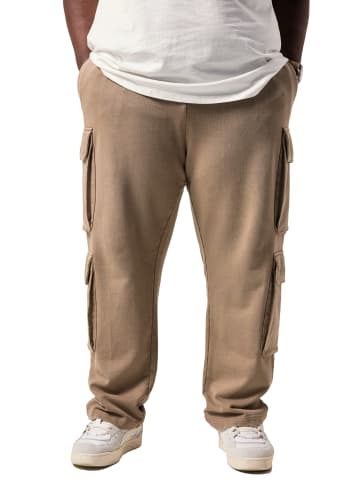 STHUGE Lange Sweathose in hellbraun