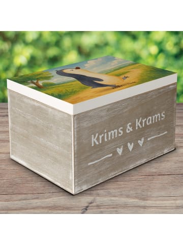 Mr. & Mrs. Panda Box Pinguin mHerzieren Design ohne Spruch in Weiß