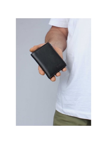 VARGU Echtleder Geldbörse SINE M-1 in black