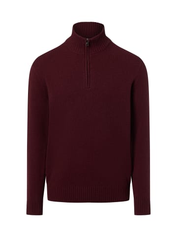 Nils Sundström Strickpullover in bordeaux - 0007