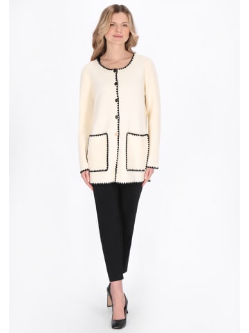 usha BLACK LABEL Women Cardigan in offwhite black