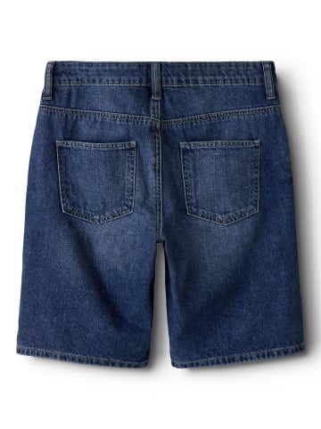 TWO SOON Jeansshorts in Medium Blue Denim