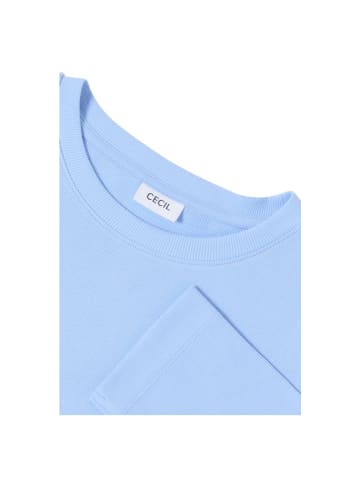 Cecil Langarmshirt in sporty light blue