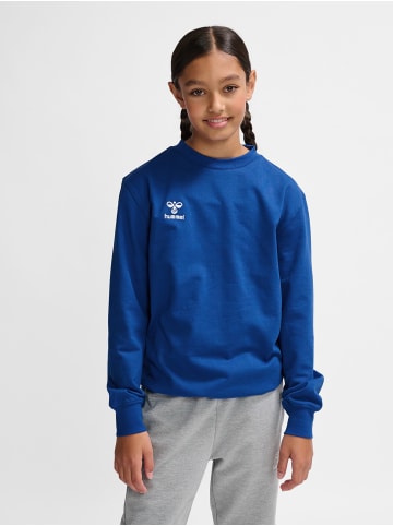 Hummel Sweatshirt Hmlgo Kinder in TRUE BLUE