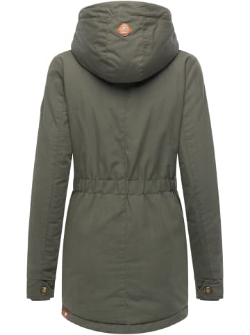 ragwear Winterjacke Monadena Parka YOUMODO in Dark Olive