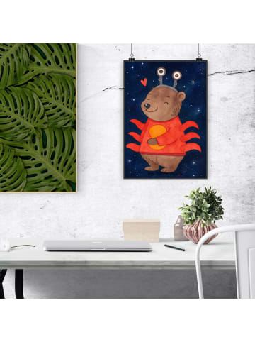 Mr. & Mrs. Panda Bild Krebs Astrologie Design ohne Spruch in Weiß