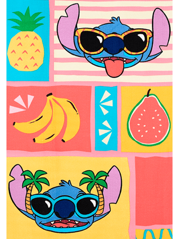 Stitch Strandtuch Badetuch 70x140 Kinder Mädchen Aloha in Mehrfarbig