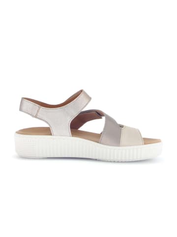 Gabor Plateau Sandalen in beige