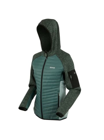 Regatta Hybrid Strickfleecejacke Newhill mit Kapuze in Grün