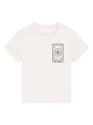 wat? Apparel T-Shirt Tarot The Wheel in Off White