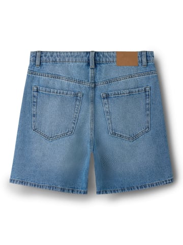 TWO SOON Jeansshorts in Medium Blue Denim