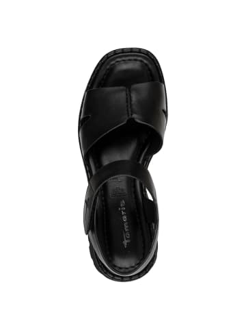 Tamaris Sandalette in BLACK LEATHER