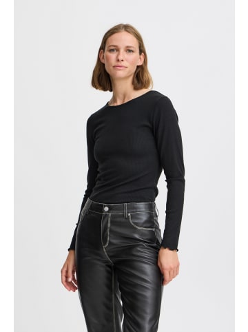 b. young Langarm-Shirt BYPAPILONE Slim fit in Black