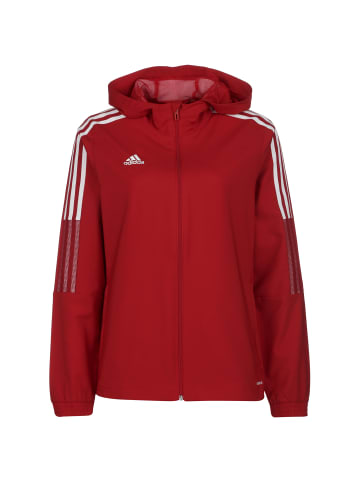 adidas Performance Windbreaker Tiro 21 in rot / weiß