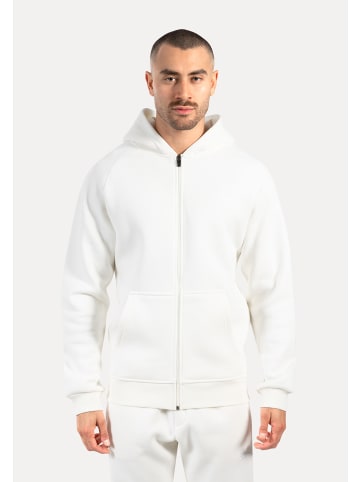 SMILODOX Zip Hoodie Yasin in Creme