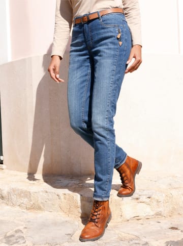 WITT WEIDEN Jeans in blue-stone-washed