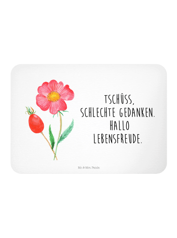 Mr. & Mrs. Panda Magnet mit Spruch Blume HageRundunge mit Spruch in Weiß