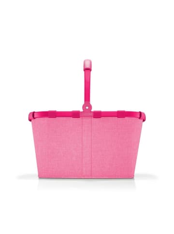 Reisenthel Carrybag - Einkaufskorb (cord dark matcha) in frame twist pink