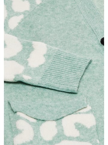 VIRITA Women Strickjacke in Lagune Wollweiss