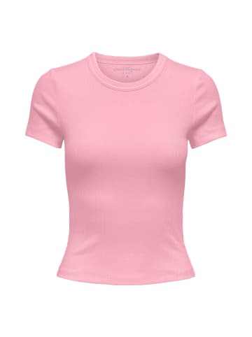 ONLY T-Shirt 1er Pack in Rosa
