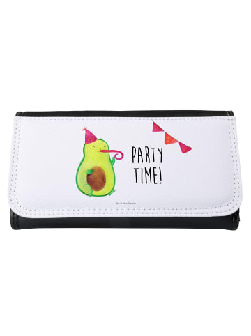 Mr. & Mrs. Panda Portmonee Avocado Party Zeit mit Spruch in Weiß