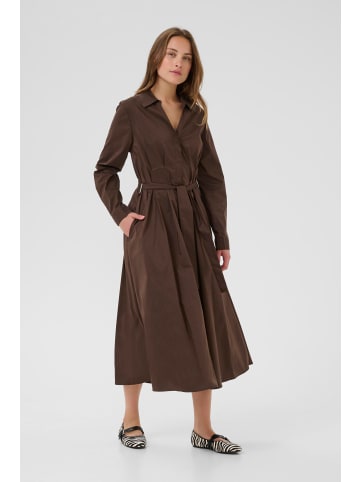 CULTURE Kleid CUelna Feminine in Coffee Bean