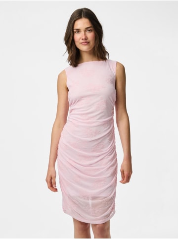 Pieces Midikleid in Pink Tulle