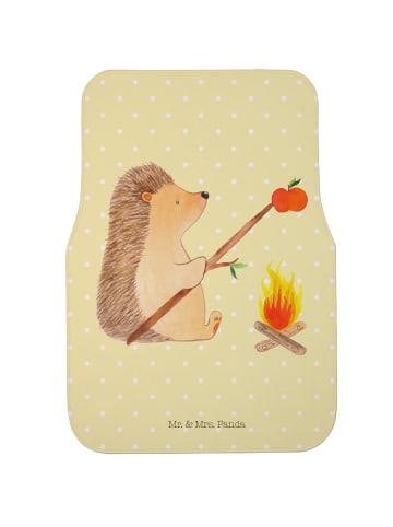 Mr. & Mrs. Panda Automatte Igel Grillen ohne Spruch in Gelb Pastell