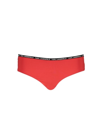 Karl Lagerfeld Rote Polyamid-Badeslips