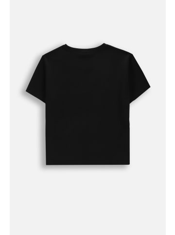 Coccodrillo T-shirt mit kurzen Ärmeln in schwarz