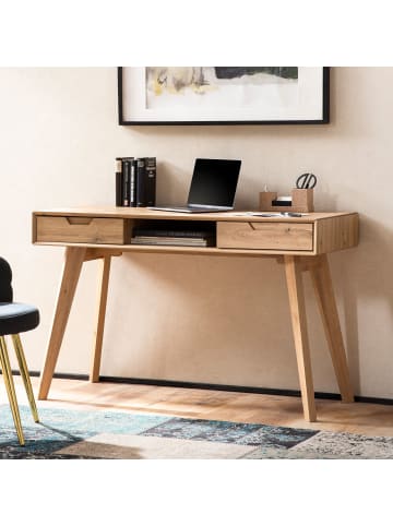 KADIMA DESIGN Schreibtisch 120x55x77 cm Eiche Dekor mit Stauraum
