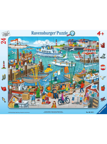 Ravensburger Ein Tag am Hafen 24 Teile Rahmenpuzzle