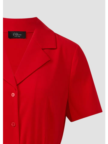 s.Oliver BLACK LABEL Kleid lang in Rot