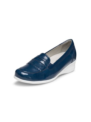 VITAFORM Echt Leder & vitaform Stretch Slipper in blau