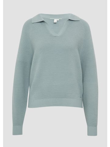QS Strickpullover in 7217_salbeigrün