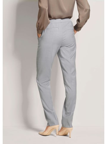 MADELEINE Bügelfalten-Hose in steingrau / melange